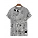 Men's Fashion Fun Lamb Print T-Shirt